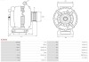 Генератор AS A3363S (фото 1)