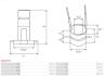 Колектор генератора AS ASL9077S (фото 3)
