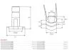 Коллектор генератора AS ASL9087S (фото 3)