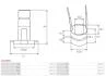 Колектор генератора AS ASL9088S (фото 3)