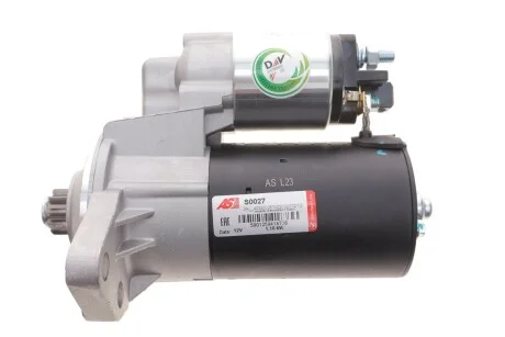 Стартер Audi A3/Ford Galaxy/VW Caddy/Golf/Passat/Skoda Octavia 1,4-2.0/1.9 SDI/TDI 91-05 (1.1kw)z=9 AS S0027