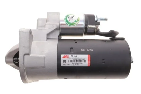 Стартер Fiat Ducato/Peugeot Boxer/Citroen Jumper 2.8 HDi 00- (2.5kw) (z=9) AS S0139