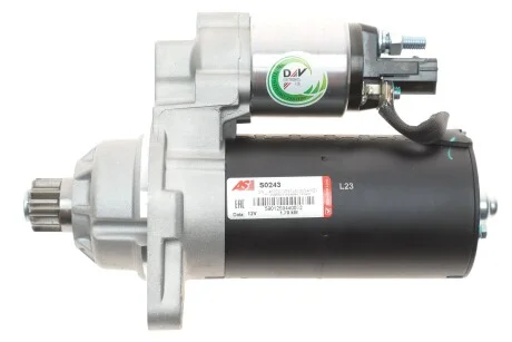 Стартер Audi A3/Q3/Skoda Fabia/Yeti/VW Caddy/T5/Golf/Passat 1.9-2.0 TDI/TSI 03-15 (1.7kw) (z=10) AS S0243