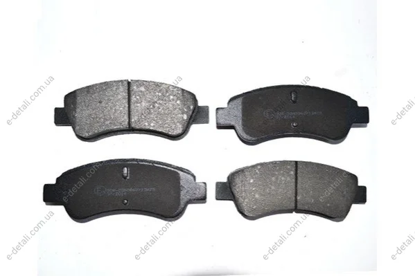 Колодки тормозные передние Citroen C3, C4, Berlingo/Peugeot 206, 207, 208, 307, Partner (96-) Asam ASAM 71365 (фото 1)