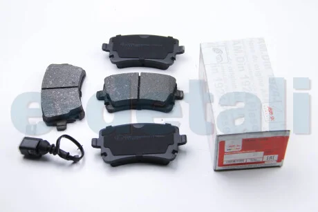 Колодки тормозные задние VW T5 03- (система TRW) с датчиком Asam ASAM 71722