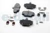 Колодки тормозные передние Renault Logan I, Logan II, Sandero, 19, 21, Clio, Twingo/Lada Largus Asam ASAM 80360 (фото 2)