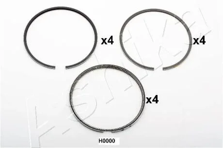 Кольца поршневые ASHIKA 34-H0000