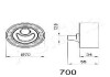 Ролик модуля натяжителя ремня ASHIKA 45-07-700 (фото 2)