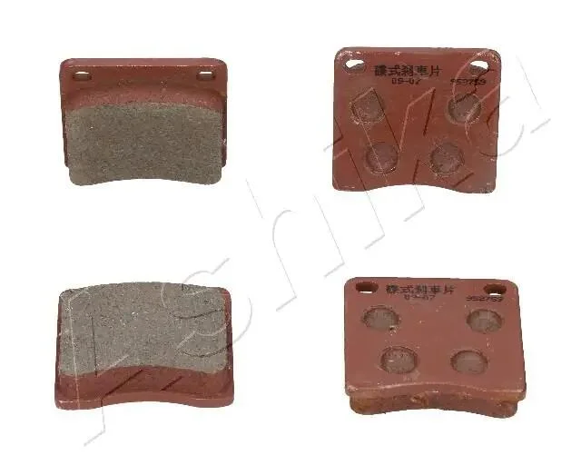 Колодки тормозные дисковые (комплект 4 шт.)) ASHIKA 50-04-402 (фото 1)