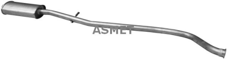 Передній глушник,випускна сист ASMET 08029