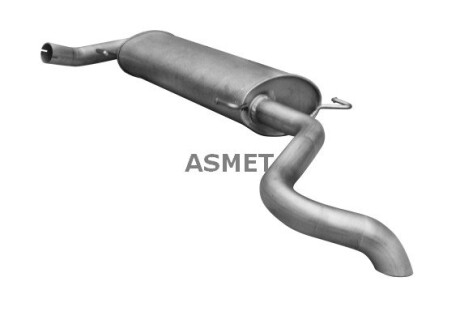 Задній. глушник,випускна сист. ASMET 09110