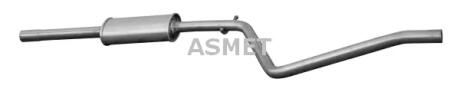 Глушник передній DACIA LOGAN RENAULT LOGAN I 1.4/1.6 09.04- ASMET 10100 (фото 1)