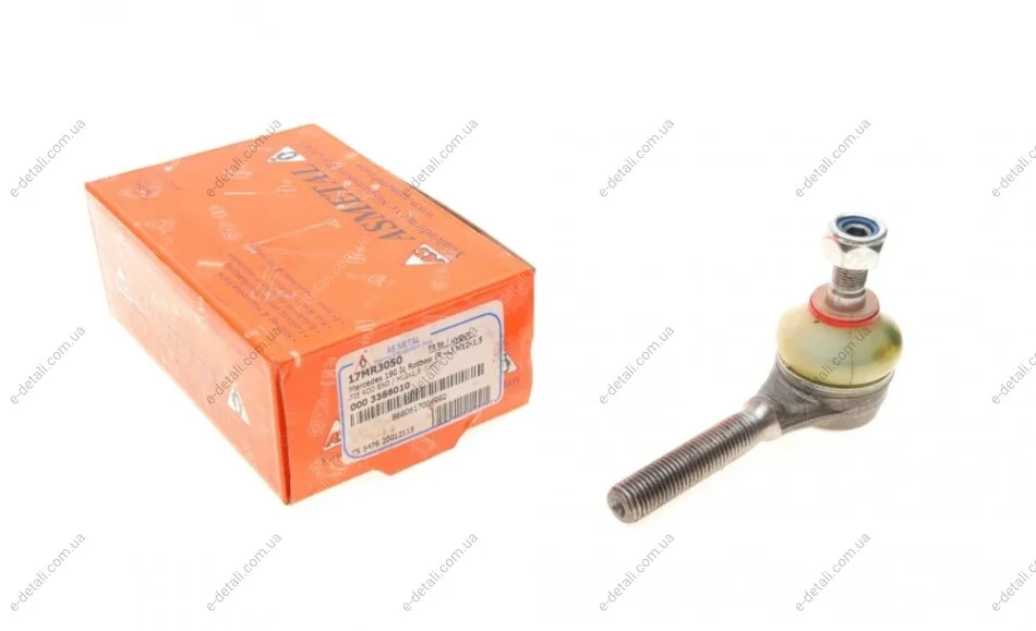 Наконечник тяги рулевой MB (W124/201) (M12x1.5) LHT (наруж.) ASMETAL 17MR3050 (фото 1)