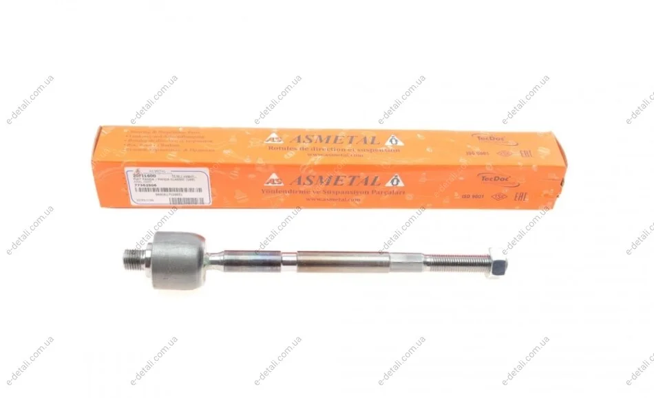 Тяга рульова Fiat Panda 03- (L=228mm) ASMETAL 20FI1600 (фото 1)