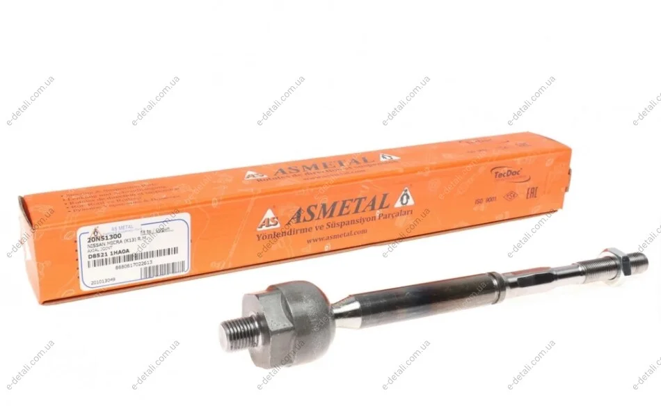 Тяга рулевая Nissan Micra 10- (L=227mm) ASMETAL 20NS1300 (фото 1)