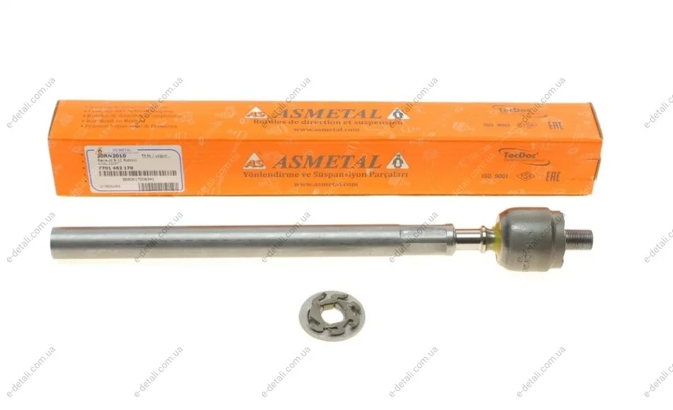 Тяга рулевая Renault 9/11 83-89 (L=284mm) ASMETAL 20RN2010 (фото 1)