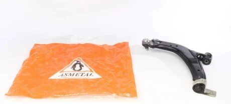 Рычаг подвески (передний/снизу) (R) Citroen Berlingo/Peugeot Partner 1.1-1.9D 96-08 (c шаровой 16mm) ASMETAL 30CT0101