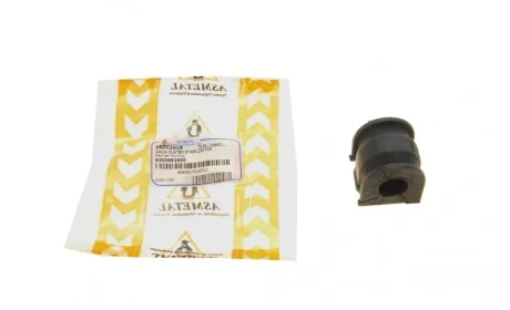Втулка стабілізатора (переднього) Renault Duster 10- (d=18mm) ASMETAL 38DC1018