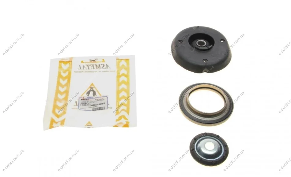 Подушка амортизатора (переднего) + подшипник Peugeot 207 1.4-1.6 06- ASMETAL 45PE0901 (фото 1)
