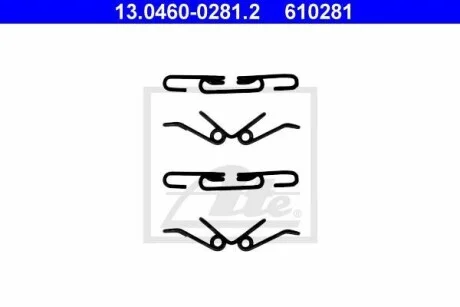 Комплект монтажних колодок ATE 13.0460-0281.2
