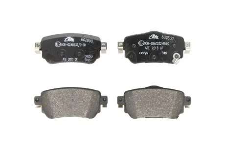 Колодки тормозные (задние) Nissan Leaf 17-/Qashqai/X-trail 13-/Renault Kadjar 15-/Koleos 16- (TRW) ATE 13.0460-2600.2