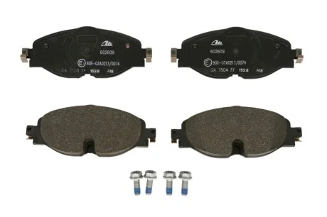 Колодки тормозные (передние) Audi A1/Q3 18-/Skoda Octavia/VW Golf/Caddy/Touran/Passat 12- ATE 13046026092