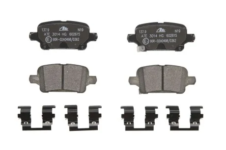 Колодки гальмівні (задні) Chevrolet Bolt/Volt 16-/Opel Astra K 15-/Insignia B 17- (Trw) ATE 13046026152
