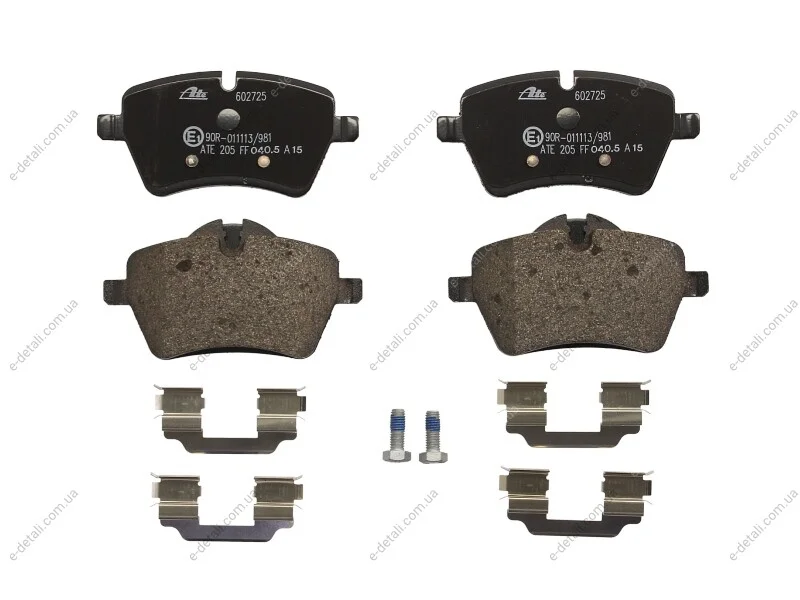 Колодки гальмівні (передні) Mini (R50/R53/R52/R56/R57/R58/R59) 01-16 (Lucas) ATE 13046027252 (фото 1)