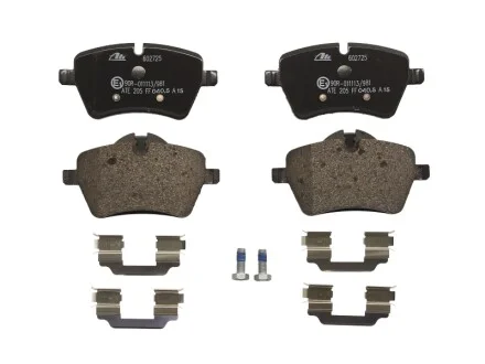 Колодки гальмівні (передні) Mini (R50/R53/R52/R56/R57/R58/R59) 01-16 (Lucas) ATE 13046027252