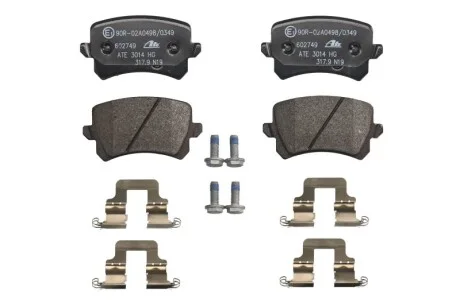 Колодки тормозные (задние) Audi A6 05-18/Skoda Octavia 12-/VW Passat B6/B8/Tiguan 05- (Lucas/TRW) ATE 13.0460-2749.2