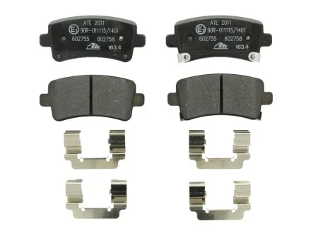 Колодки тормозные (задние) Opel Insignia 08-17/Chevrolet Malibu 12-/Saab 9-5 10-12 ATE 13.0460-2755.2