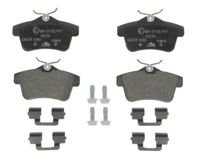 Колодки гальмівні (задні) Citroen C4 09-/DS4/DS5 11-15/Peugeot 308/508/3008/5008 09-18 ATE 13.0460-2761.2