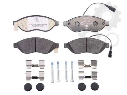 Колодки гальмівні (передні) Citroen Jumper/Fiat Ducato/Peugeot Boxer 06- (Brembo) (з датчиком) ATE 13.0460-4807.2