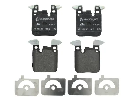 Колодки гальмівні (задні) BMW 1 (F20/F21)/3 (F30/F31/F34/F80)/4 (F32-F82) 11-21 B37/B47/N13/N47/N55 ATE 13.0460-4874.2