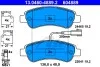 Колодки тормозные (задние) Citroen Jumper/Fiat Ducato/Peugeot Boxer 06- (+датчики) ATE 13046048892 (фото 1)