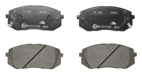 Колодки гальмівні (передні) Hyundai Tucson 15-/ I40 11-/ IX35 10-/ Kia Sportage 04- (Sumitomo) ATE 13.0460-5600.2