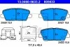 Колодки гальмівні (задні) Hyundai Santa Fe II 06-/Kia Sorento II 09- (Akebono) ATE 13046056332 (фото 1)