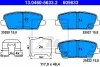 Колодки гальмівні (задні) Hyundai Santa Fe II 06-/Kia Sorento II 09- (Akebono) ATE 13046056332 (фото 2)