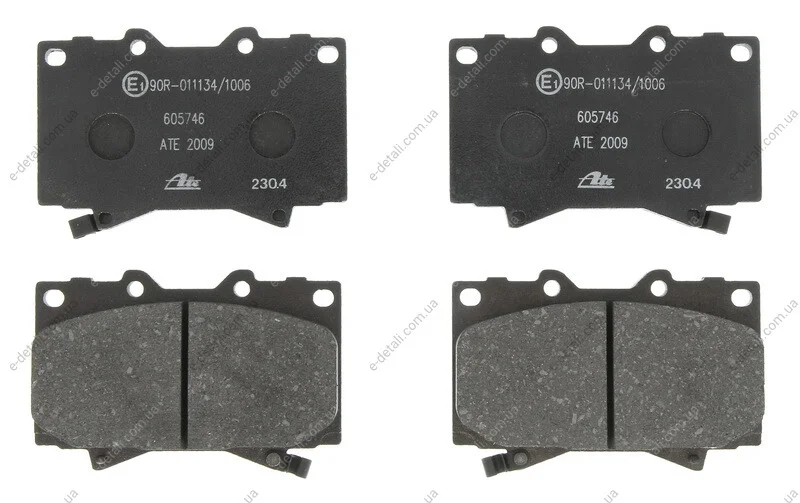 Колодки тормозные (передние) Toyota Land Cruiser 100 98-07/Prado 02-10/Lexus LX 98-08 ATE 13.0460-5746.2 (фото 1)