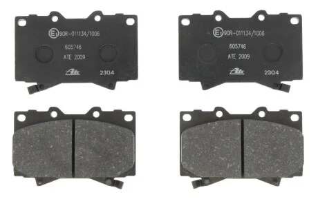 Колодки тормозные (передние) Toyota Land Cruiser 100 98-07/Prado 02-10/Lexus LX 98-08 ATE 13.0460-5746.2