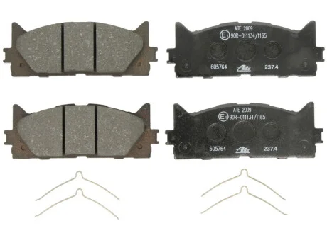 Колодки тормозные (передние) Toyota Camry/Lexus ES 01- (Akebono) ATE 13.0460-5764.2