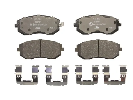 Колодки гальмівні (передні) Subaru Forester 02-/Impreza 00-/Legacy 03-14/Outback 03- (Tokico) ATE 13046057872
