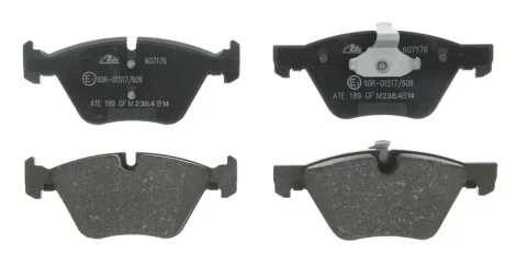 Колодки гальмівні (передні) BMW 5 (E60/E61) 03-10 ATE 13.0460-7176.2