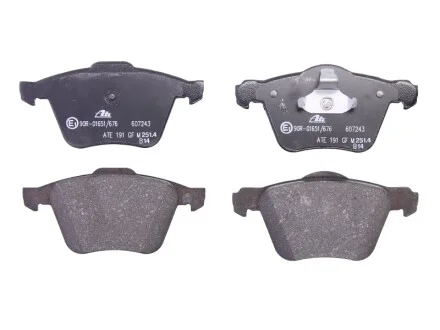 Колодки гальмівні (передні) Ford Galaxy/Mondeo IV/S-Max 07-15/Volvo S60/S80/V60/V70/XC70 06- (Ate) ATE 13.0460-7243.2