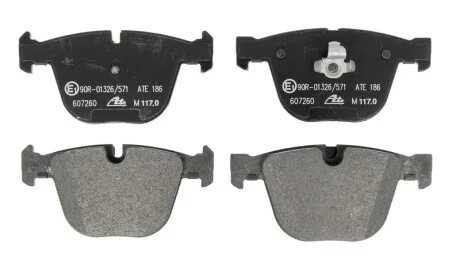 Колодки гальмівні (задні) BMW X5 (E70/F15)/ X6 (E71/F16) 06- (Ate) ATE 13046072602