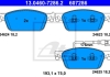Комплект тормозных колодок, дисковый тормоз ATE 13.0460-7286.2 (фото 1)