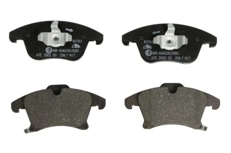 Колодки гальмівні (передні) Ford Galaxy III/S-Max/Mondeo V/Fusion 13-/Ford (США) Fusion 05- ATE 13046073132