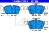 Колодки тормозные (задние) Ford Mondeo 12- /Galaxy/S-Max 15-/ Kuga 13- (Ate) ATE 13046073202 (фото 1)