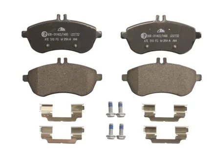 Колодки тормозные (передние) MB C-class (W204/W205) 07-/E-class (W212) 09-16 (Lucas/TRW) ATE 13.0470-2732.2