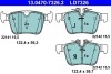 Комплект тормозных колодок из 4 шт. дисков ATE 13.0470-7326.2 (фото 1)